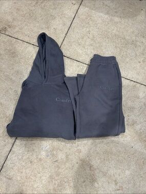 Comfort Straight Leg Sweatpants in Charcoal